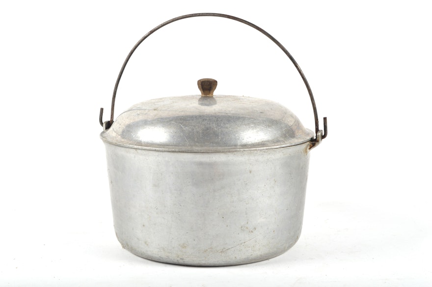 Large Vintage Majestic Cookware Aluminum Dutch Oven Pot