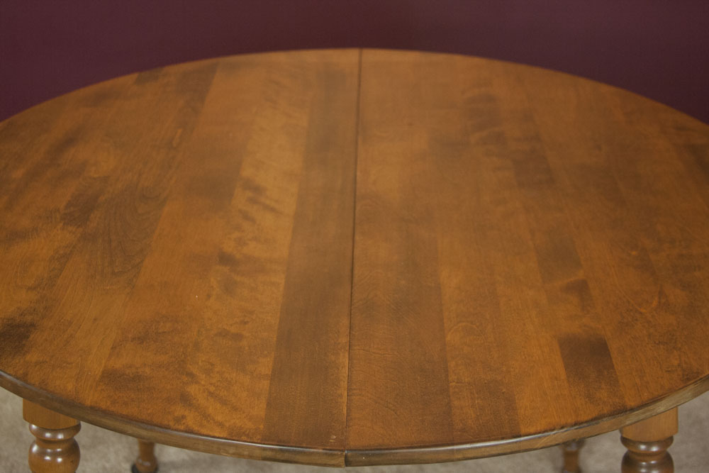 Vintage Maple Dining Room Table and Chairs