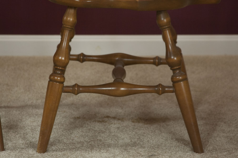 Vintage Maple Dining Room Table and Chairs