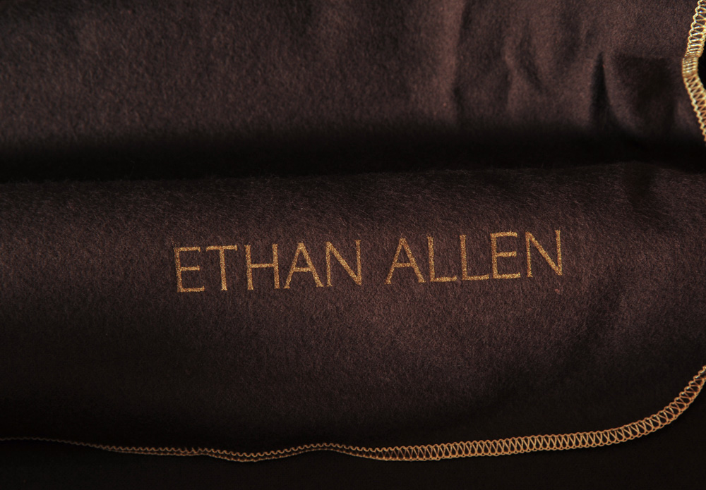 Blonde Ethan Allen Contemporary China Cabinet