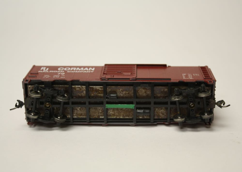 Collection of RJ Corman Model Train Cars