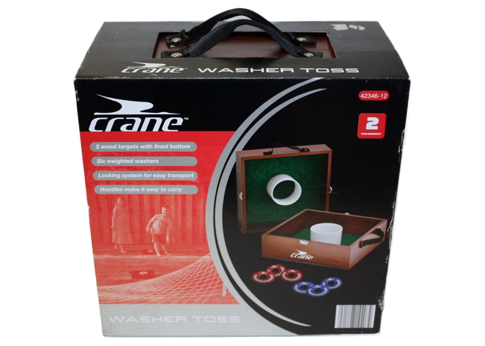 Boxed Crane Washer Toss Backyard Game