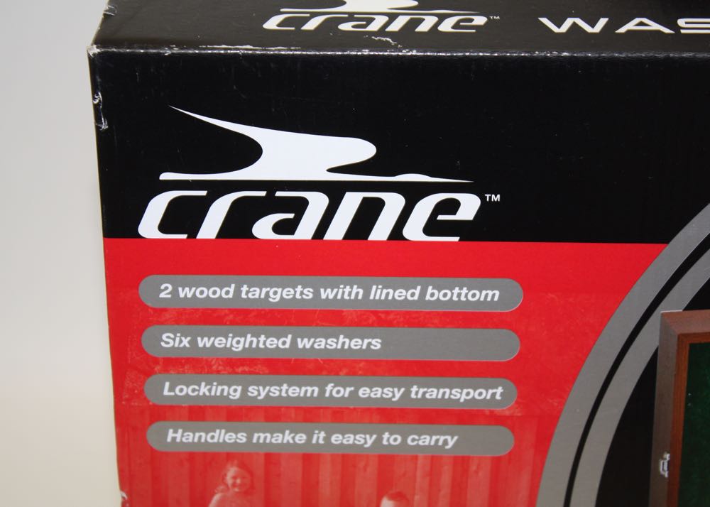 Boxed Crane Washer Toss Backyard Game