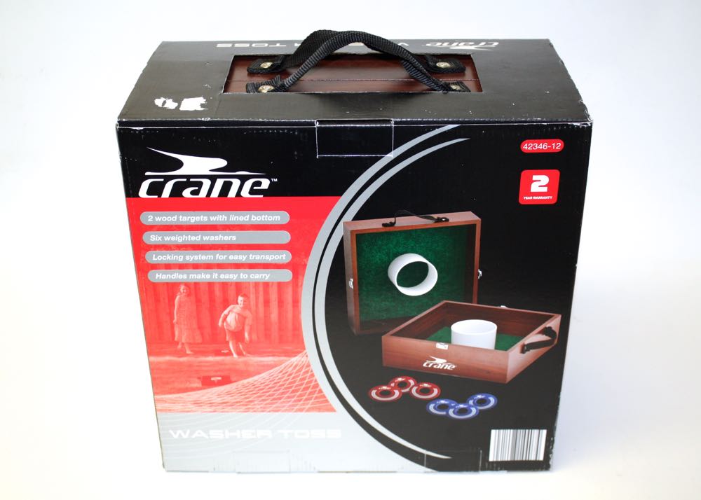 Boxed Crane Washer Toss Backyard Game