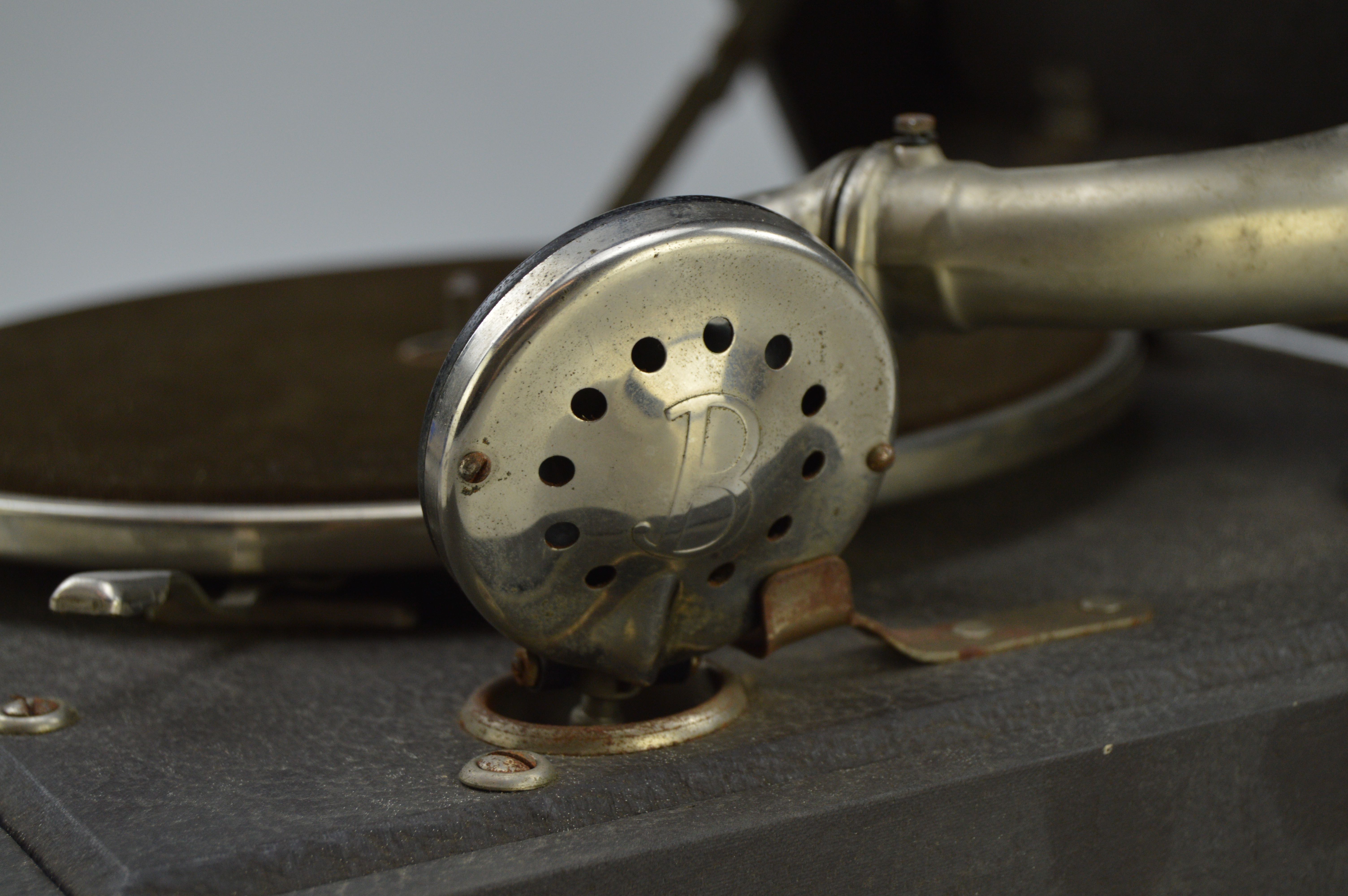 Circa 1920s Birch Boetsch Portable Phonograph