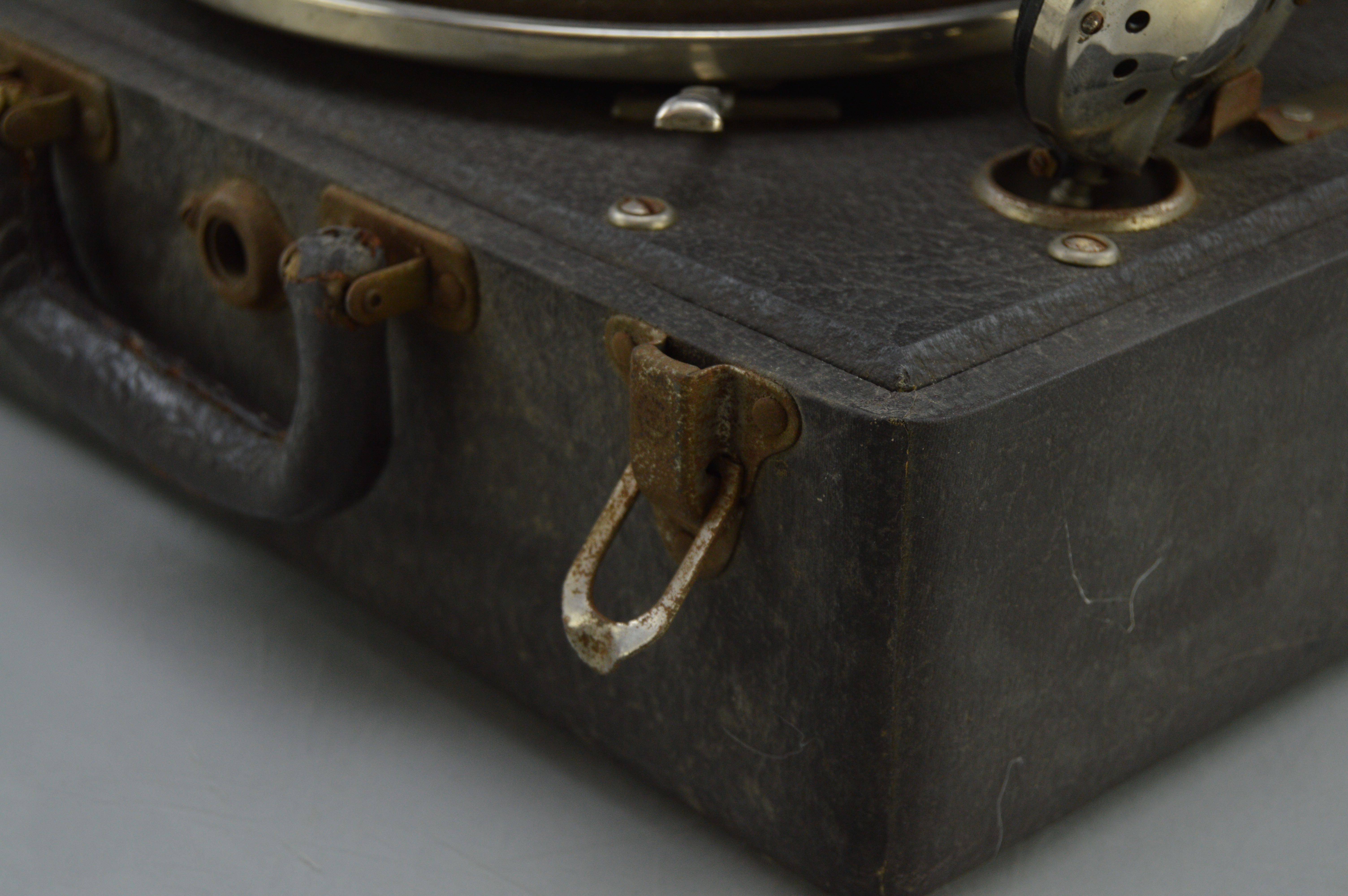 Circa 1920s Birch Boetsch Portable Phonograph