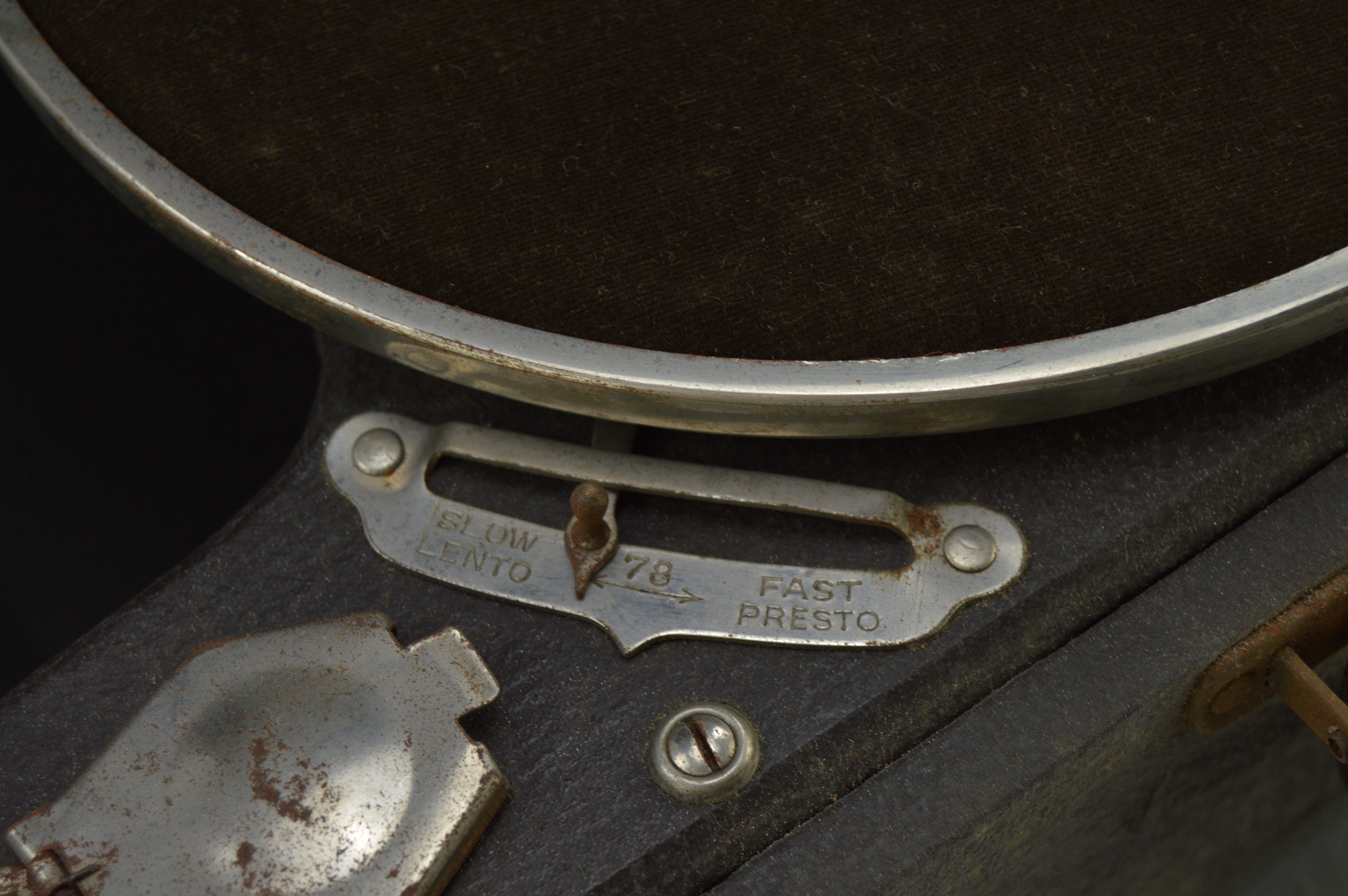 Circa 1920s Birch Boetsch Portable Phonograph