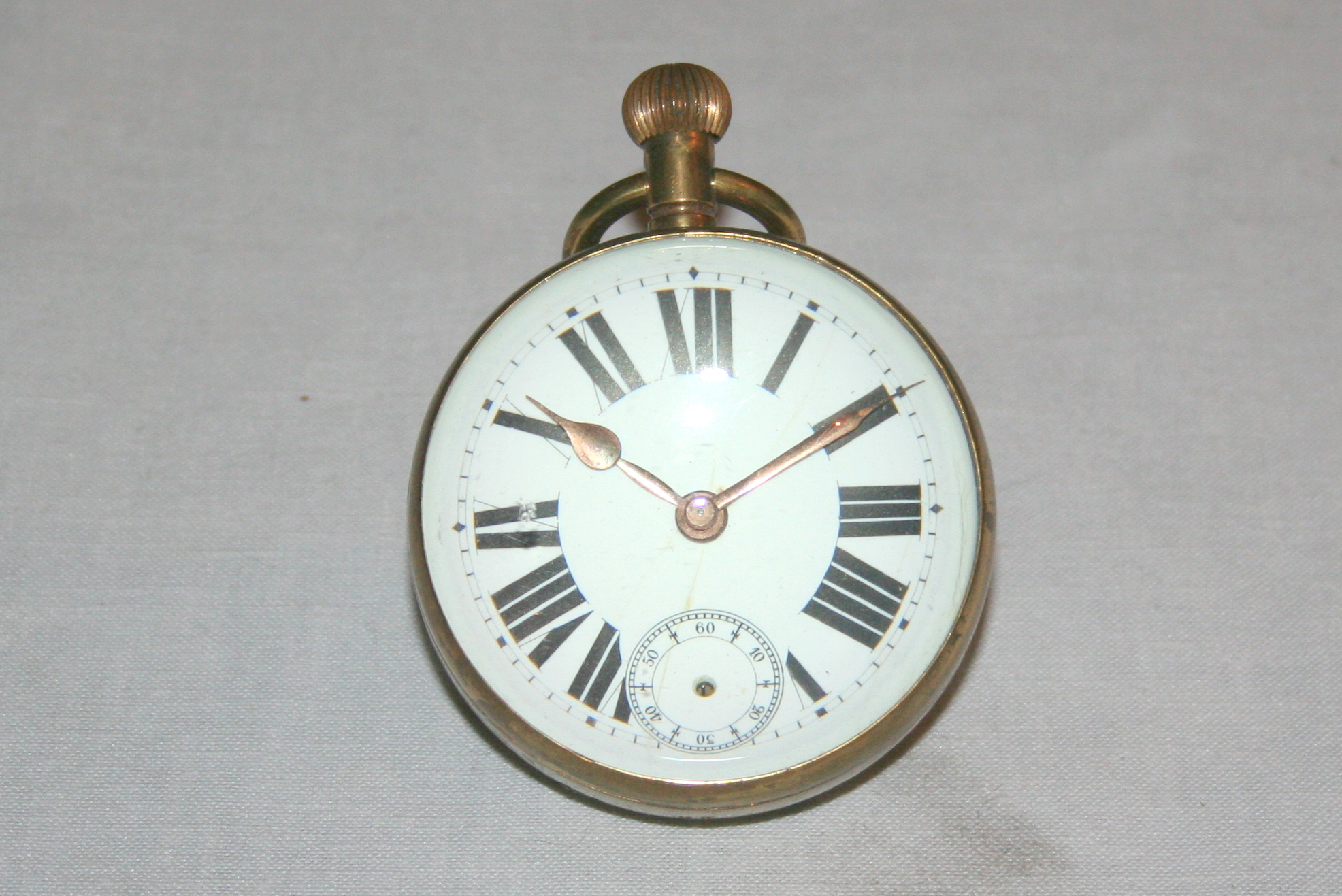 Glass and Brass Ball Clock