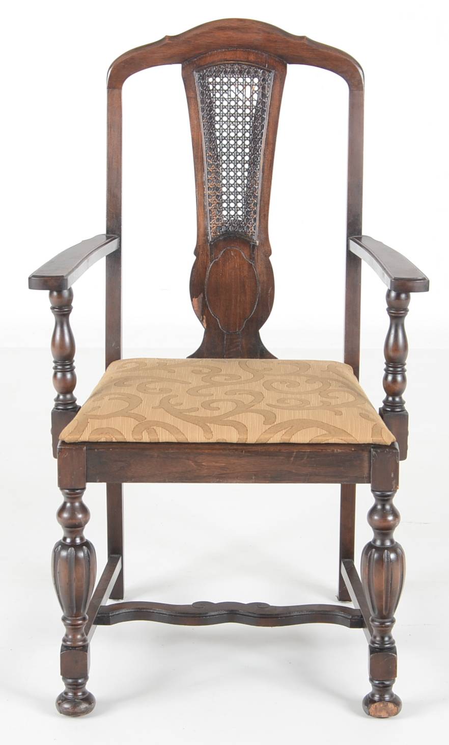 1920s Jacobean Style Dining Table and Six Chairs