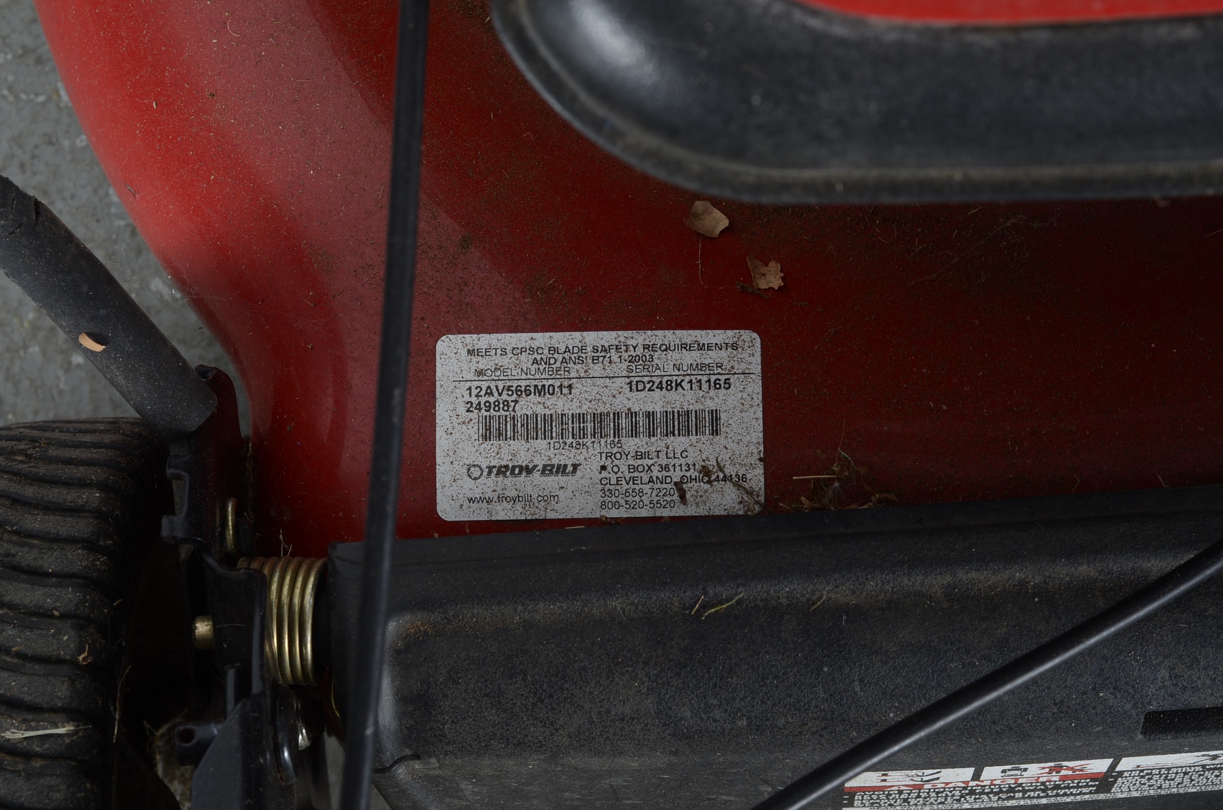 Troy-Bilt 21" Self-Propelled Lawnmower