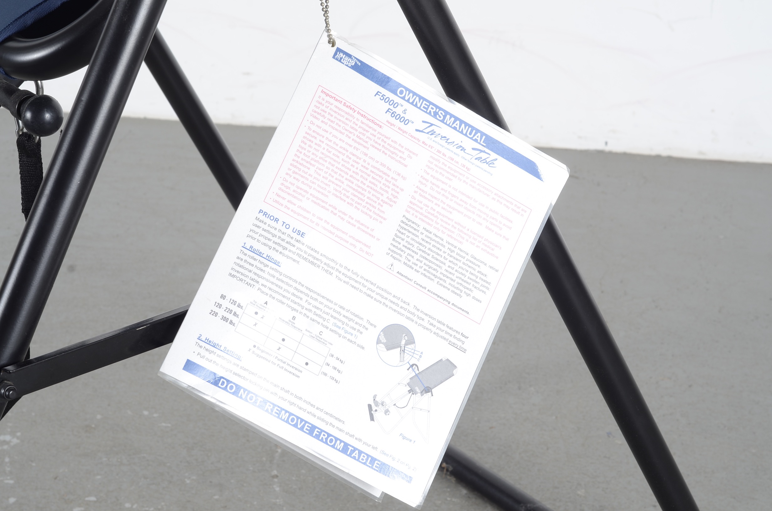 Teeter Hang Ups Inversion Table