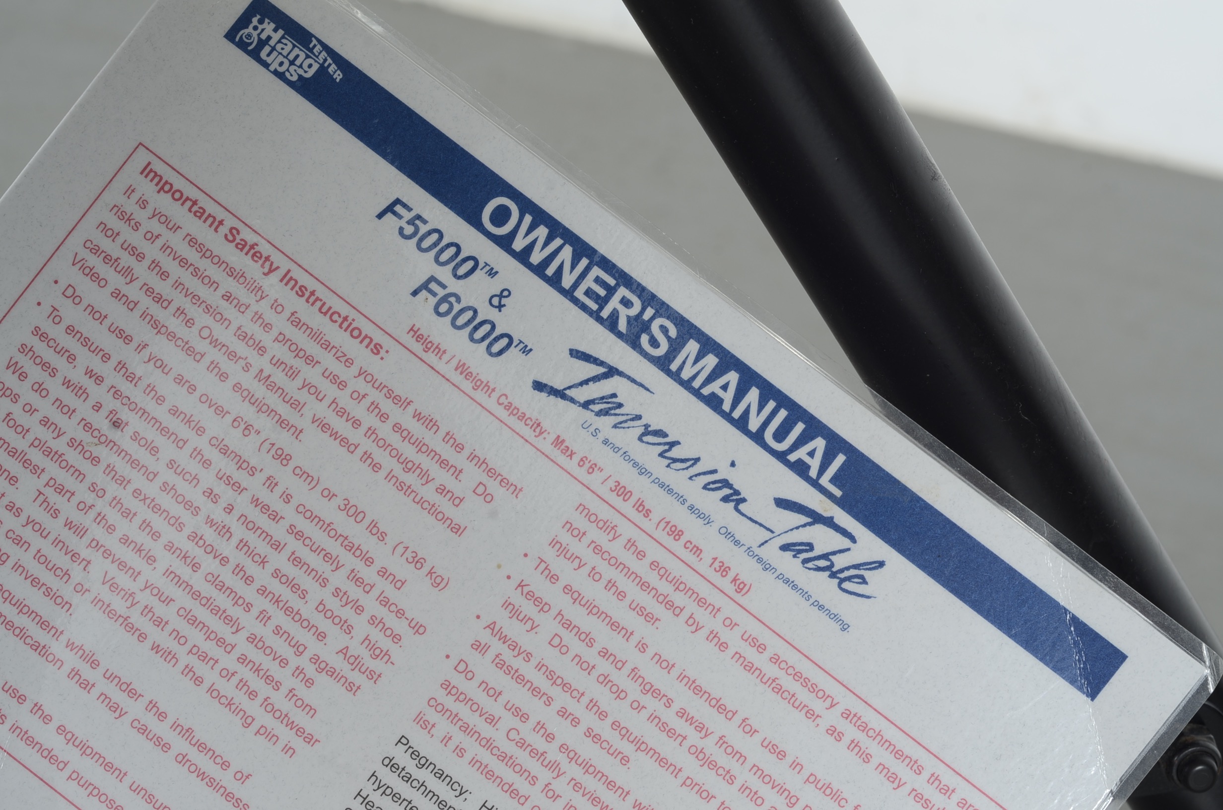 Teeter Hang Ups Inversion Table