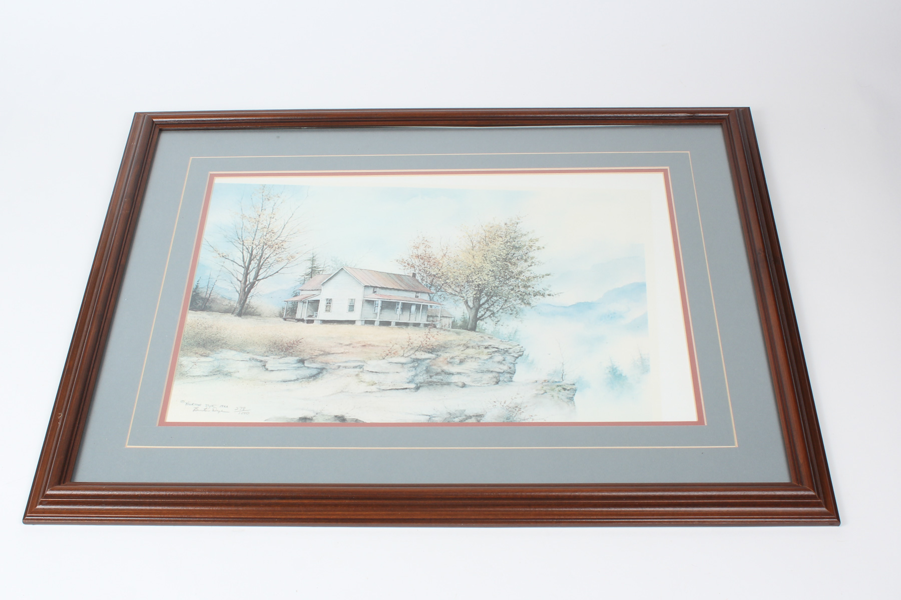 Signed Burton Dye Offset Lithograph EBTH