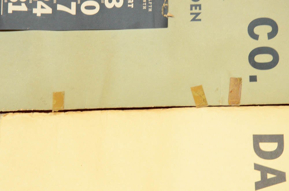 Vintage Davidson Drug Co. 1950s Calendars