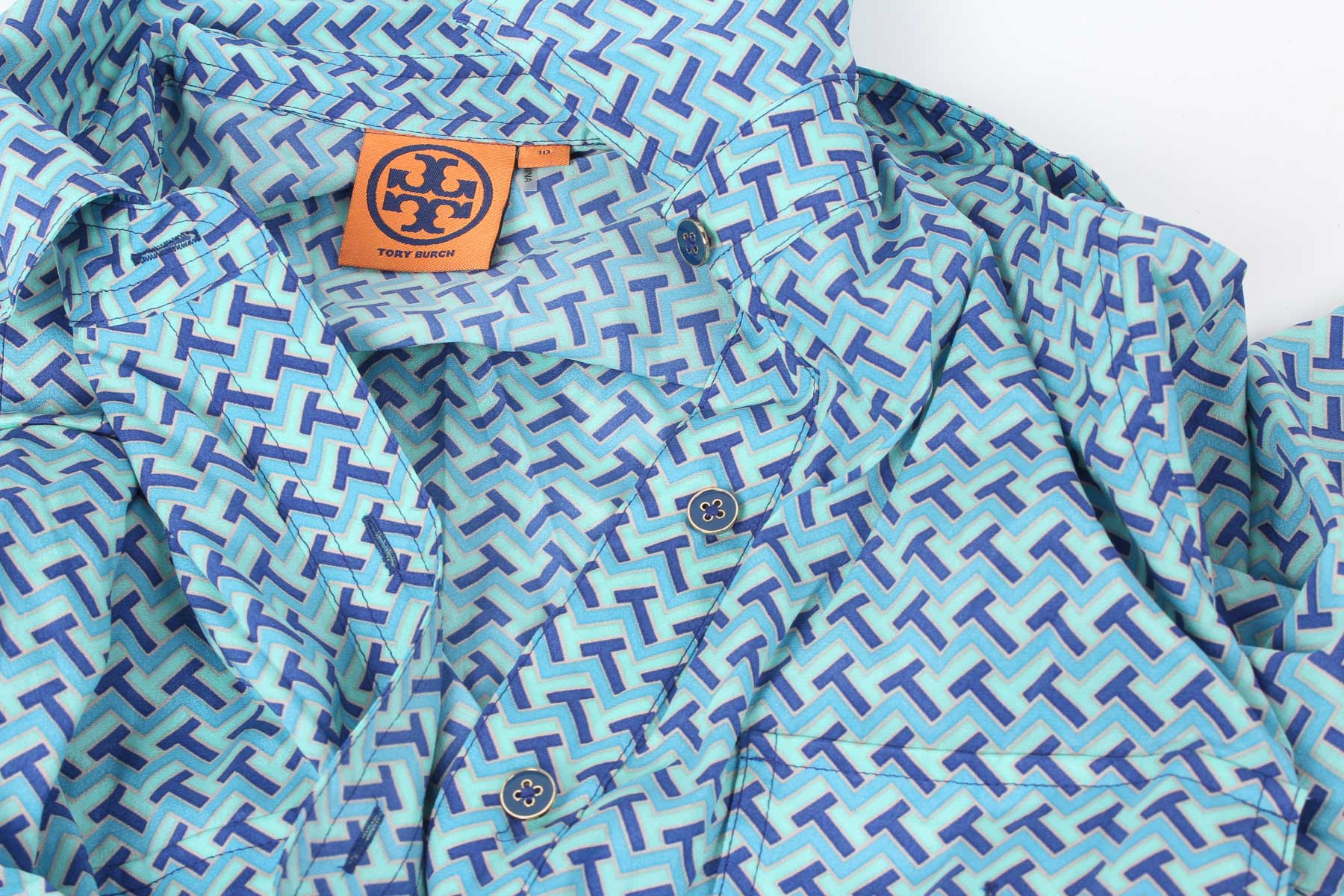 Tory Burch Silk Dress and Belt