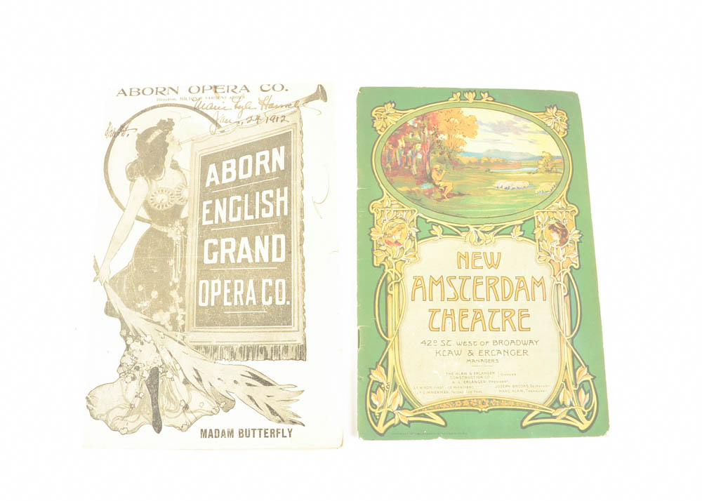 Collection of Antique Playbills