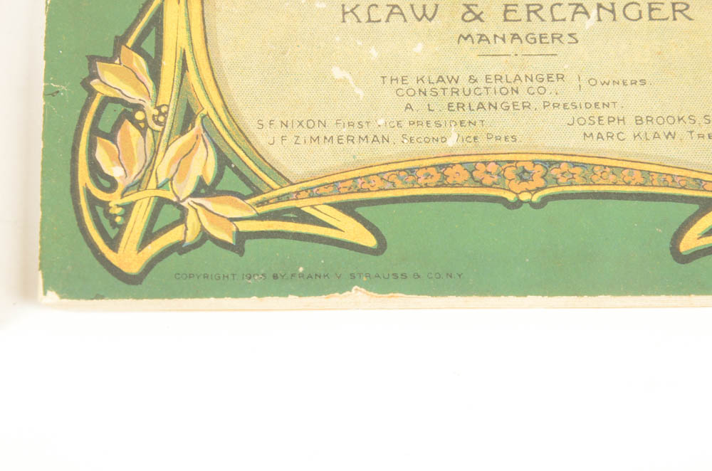 Collection of Antique Playbills