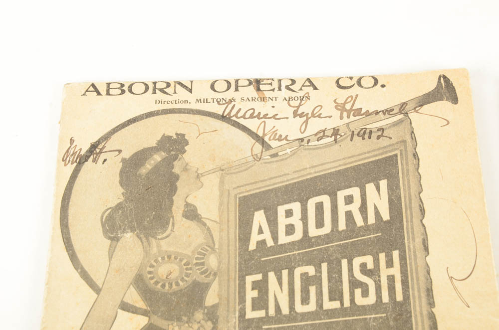 Collection of Antique Playbills