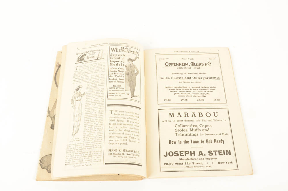 Collection of Antique Playbills