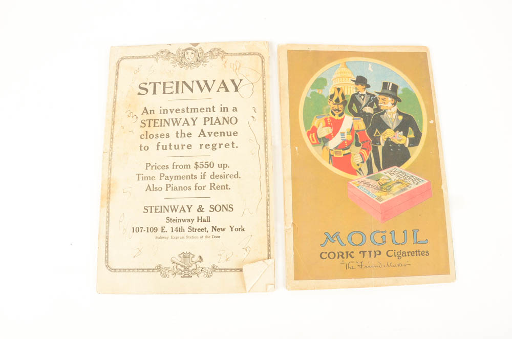 Collection of Antique Playbills