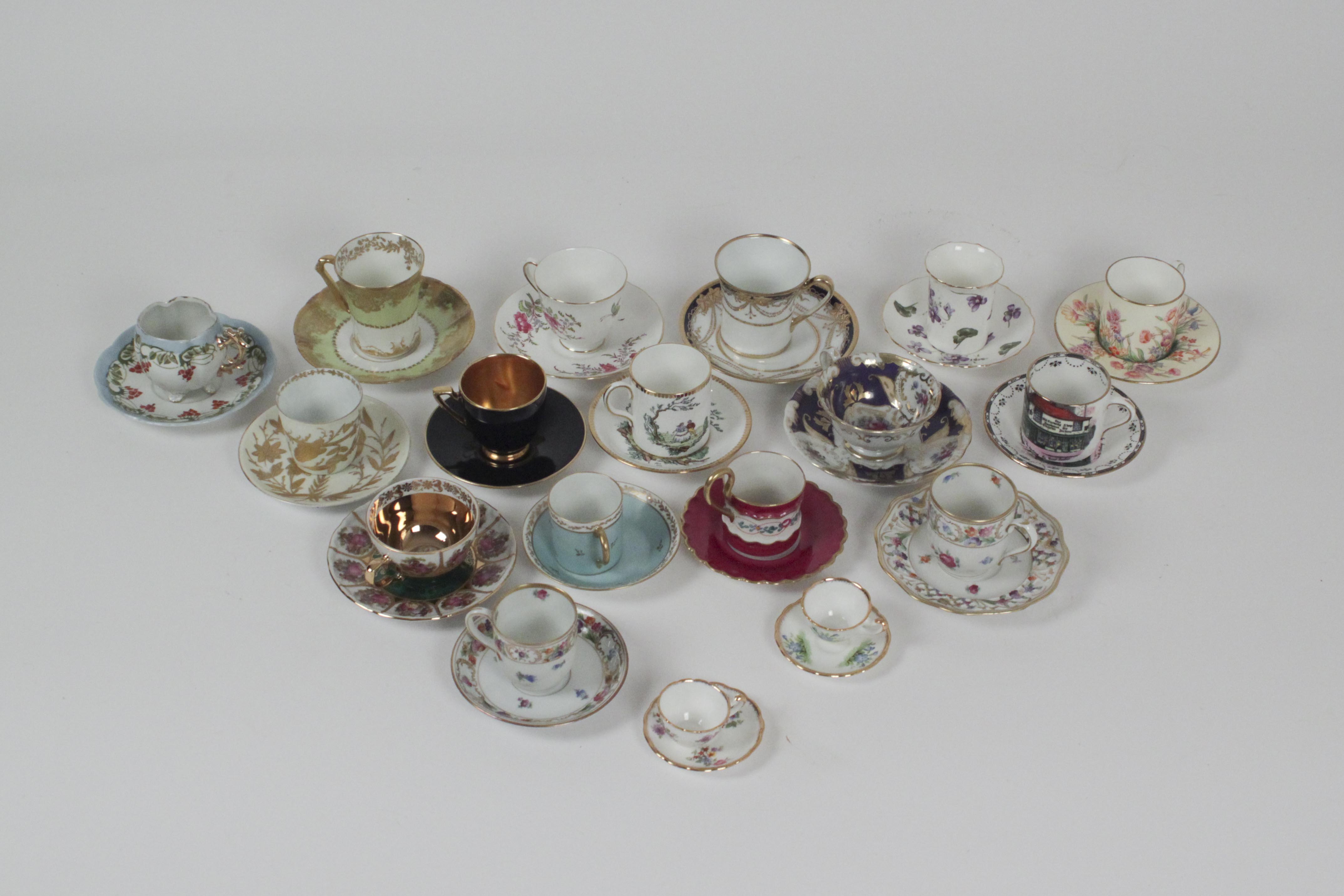 Vintage Demitasse Cups from Famous Porcelain Houses