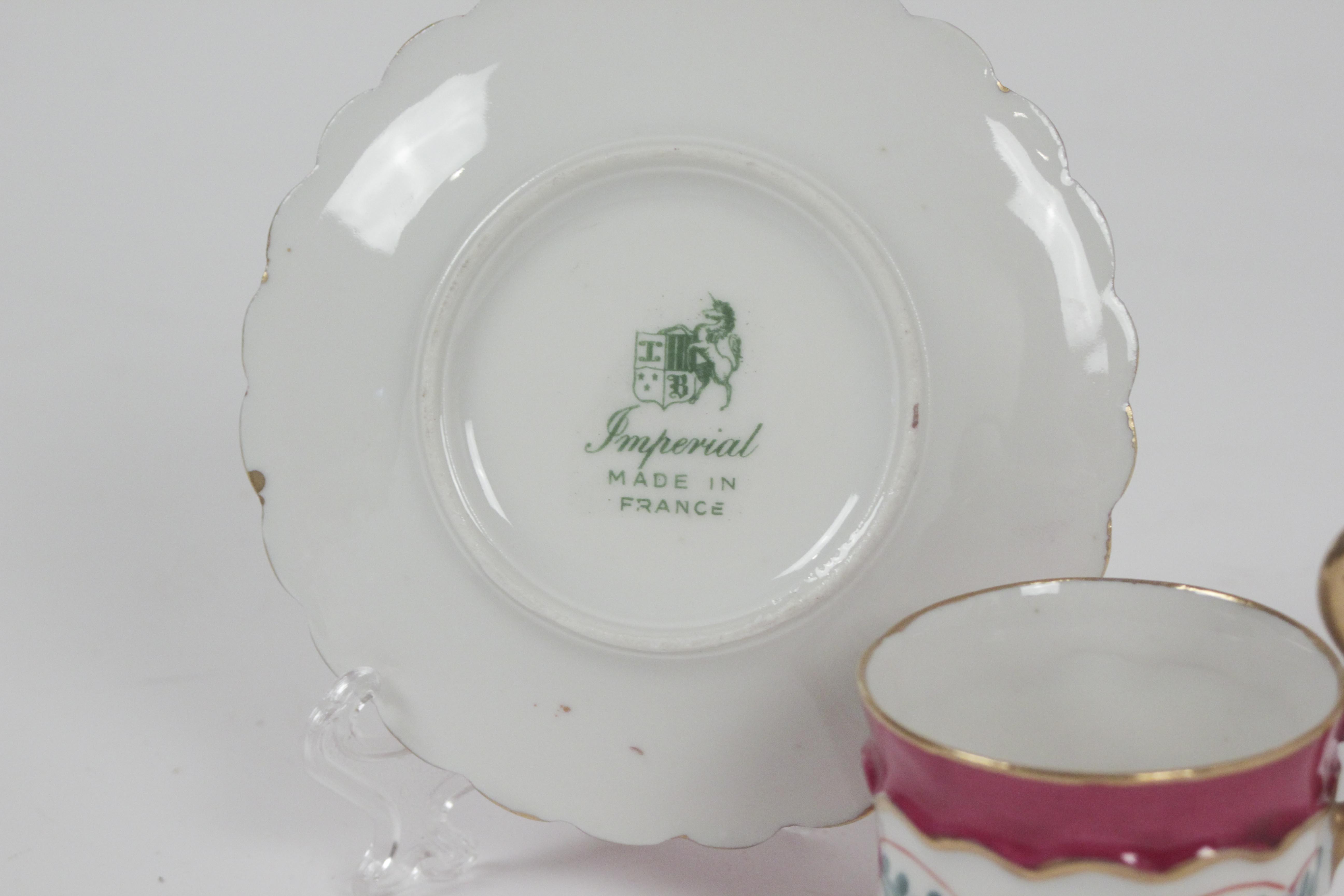 Vintage Demitasse Cups from Famous Porcelain Houses