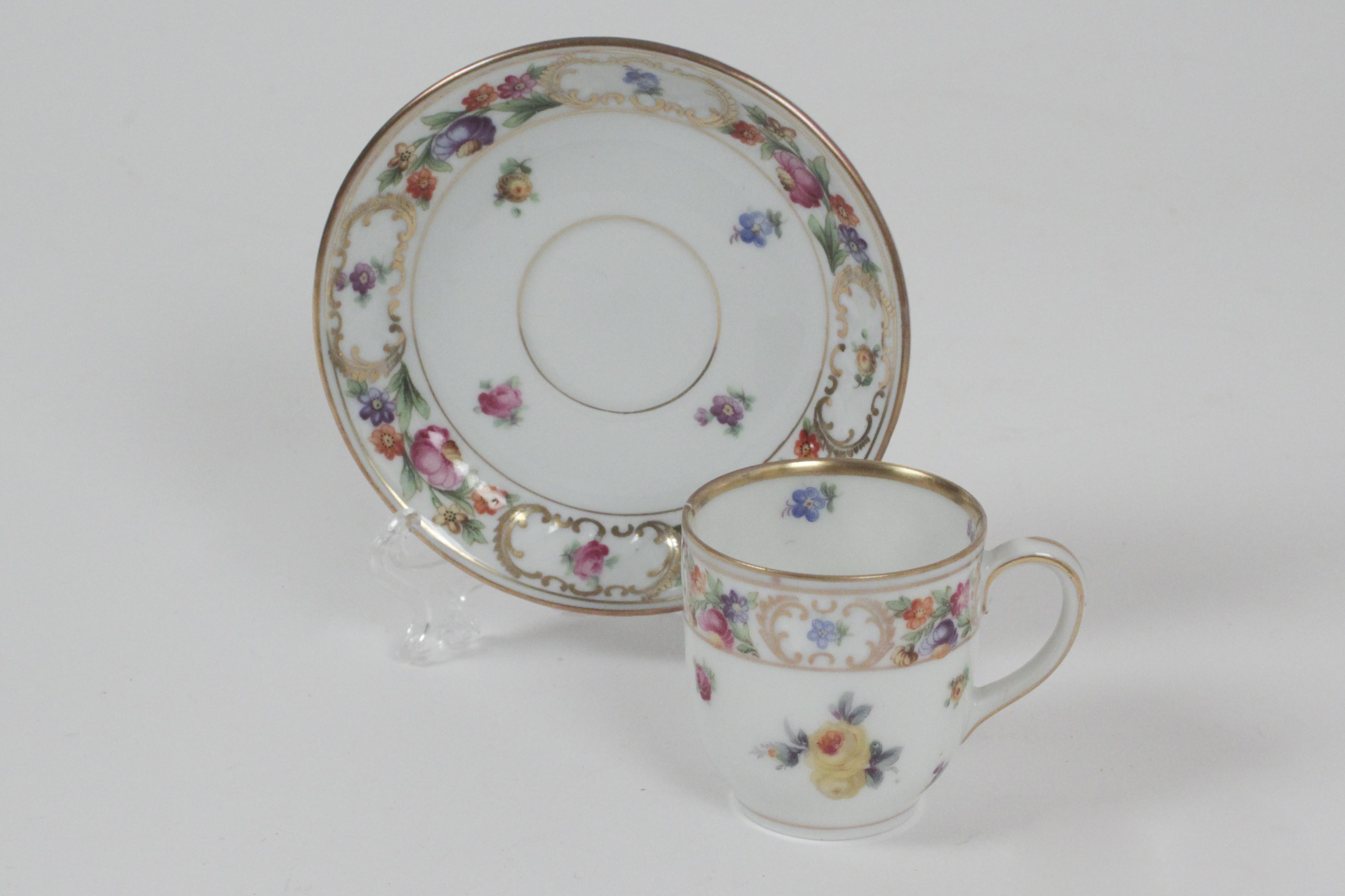 Vintage Demitasse Cups from Famous Porcelain Houses