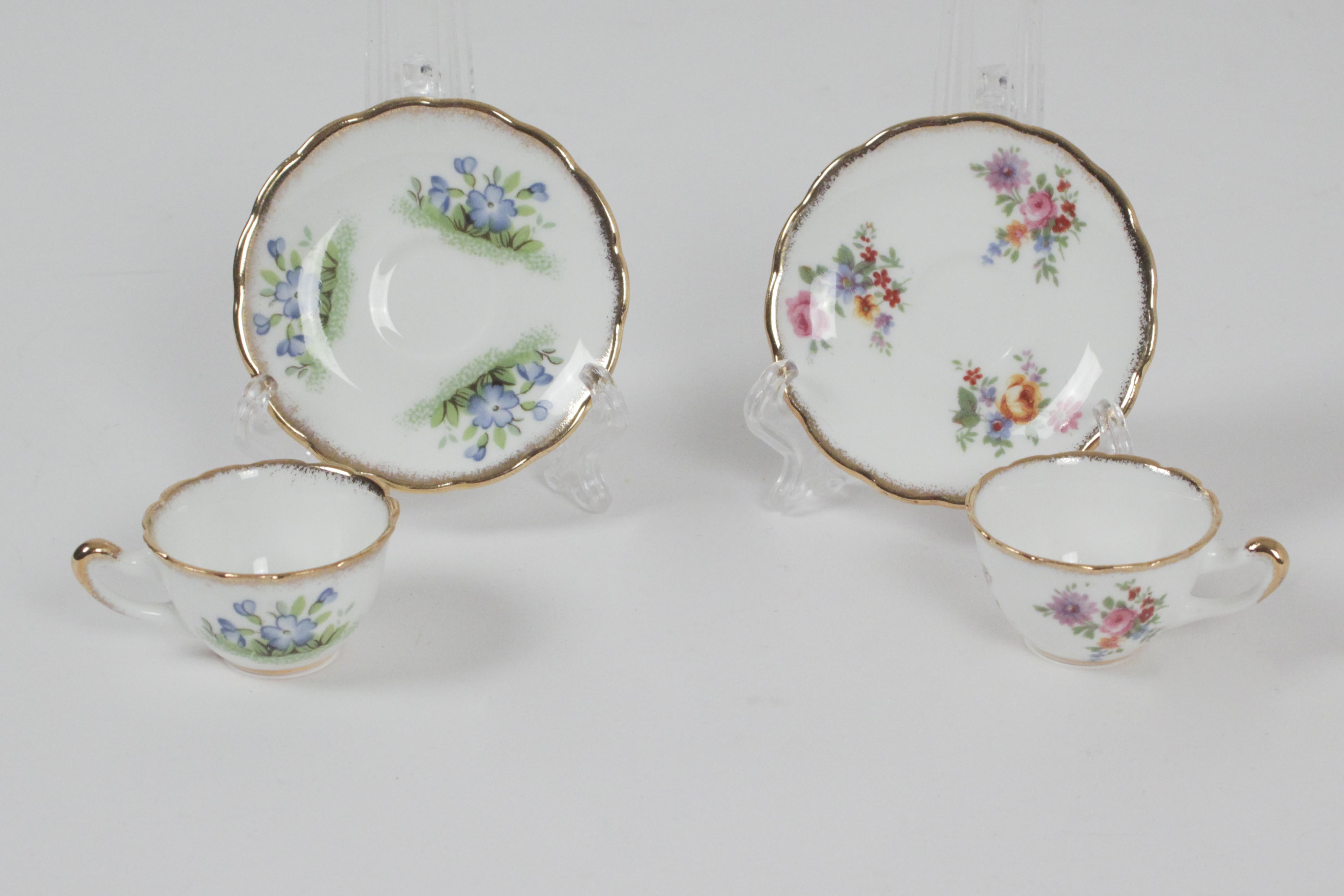 Vintage Demitasse Cups from Famous Porcelain Houses