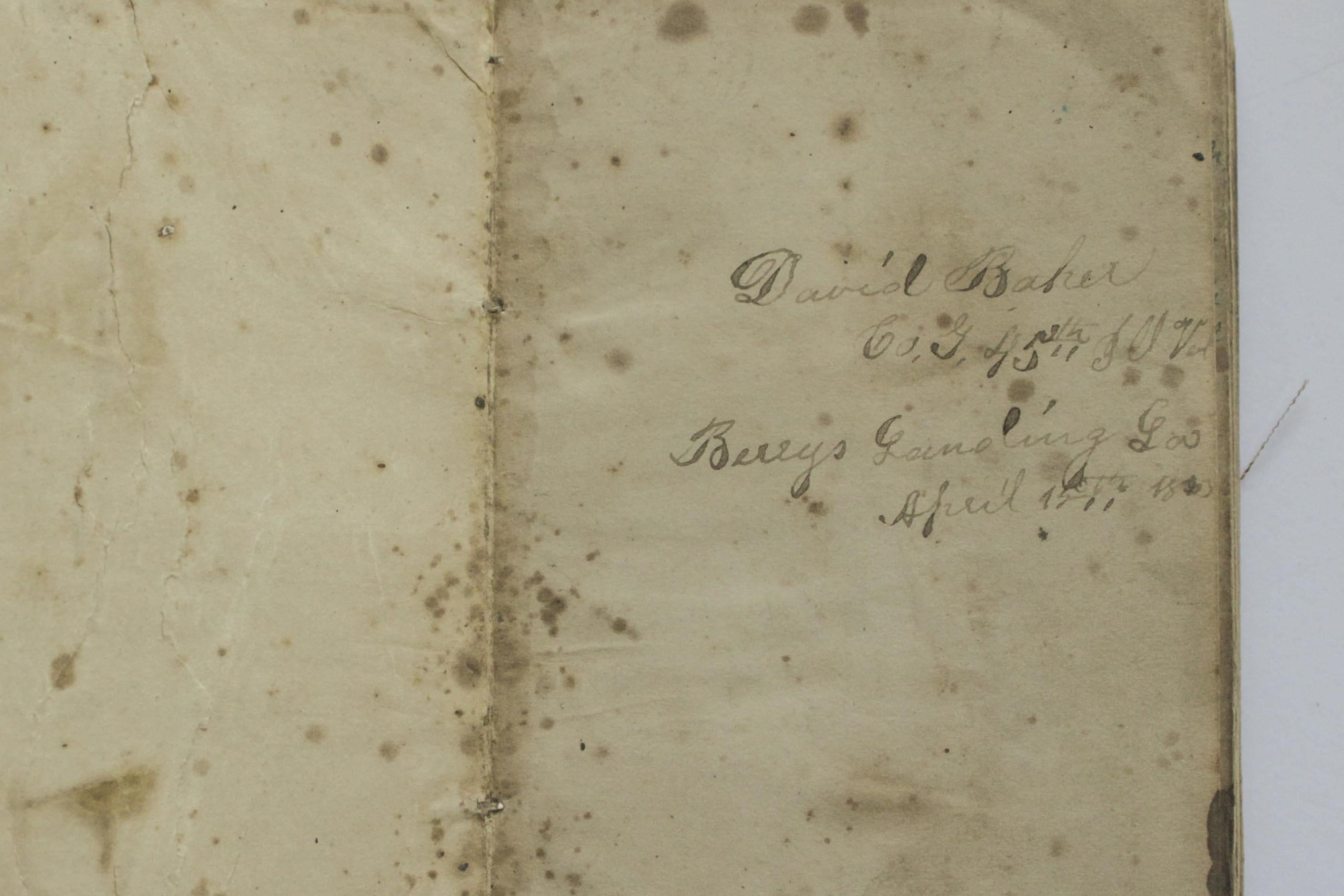 1863-1864 Daily Journal of Civil War Soldier Battle of Vicksburg