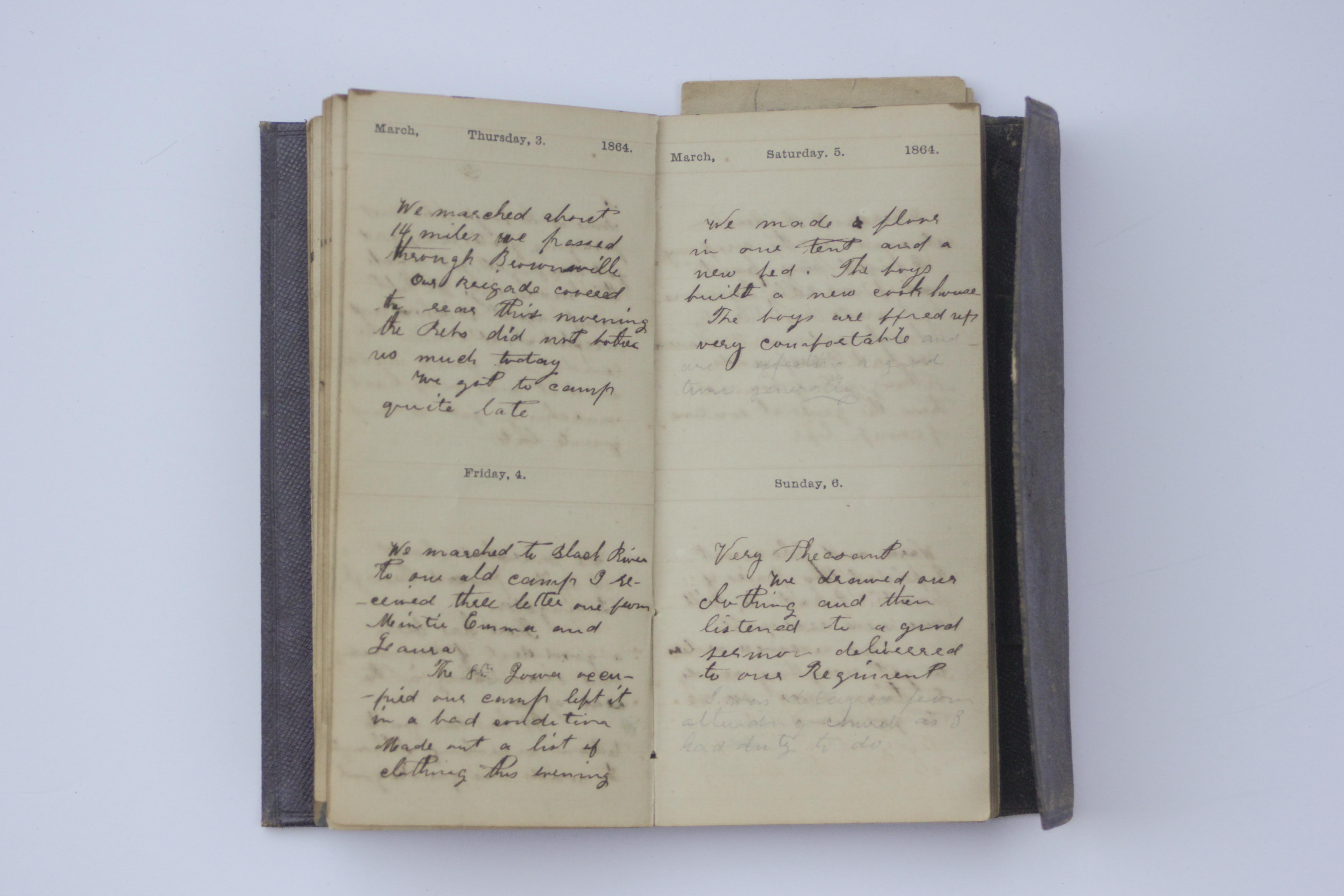 1863-1864 Daily Journal of Civil War Soldier Battle of Vicksburg