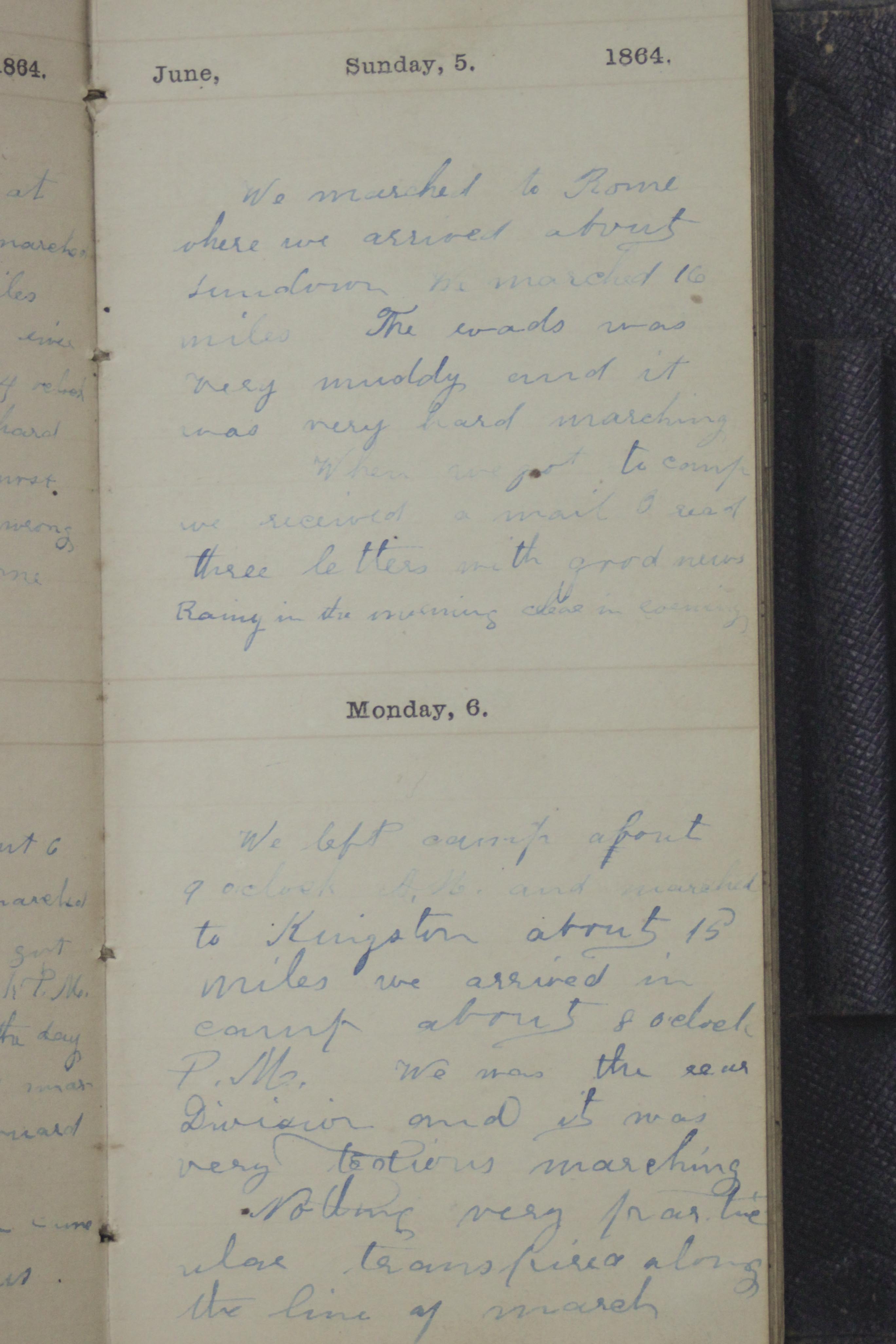 1863-1864 Daily Journal of Civil War Soldier Battle of Vicksburg