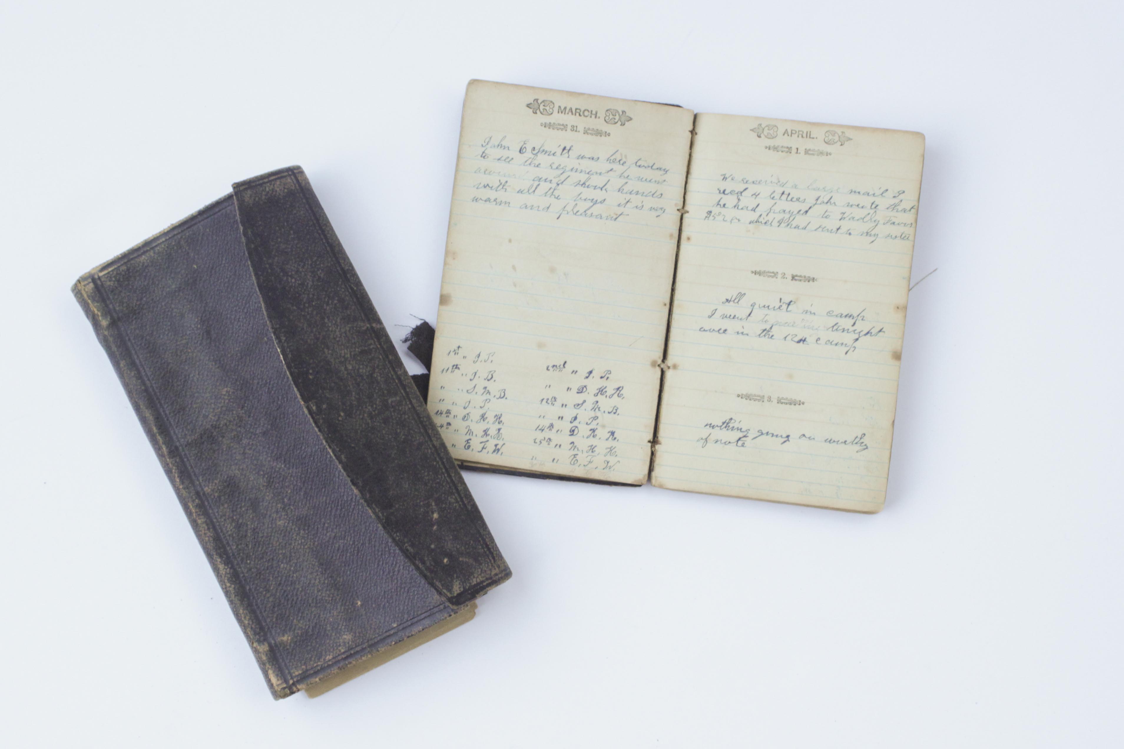 1863-1864 Daily Journal of Civil War Soldier Battle of Vicksburg