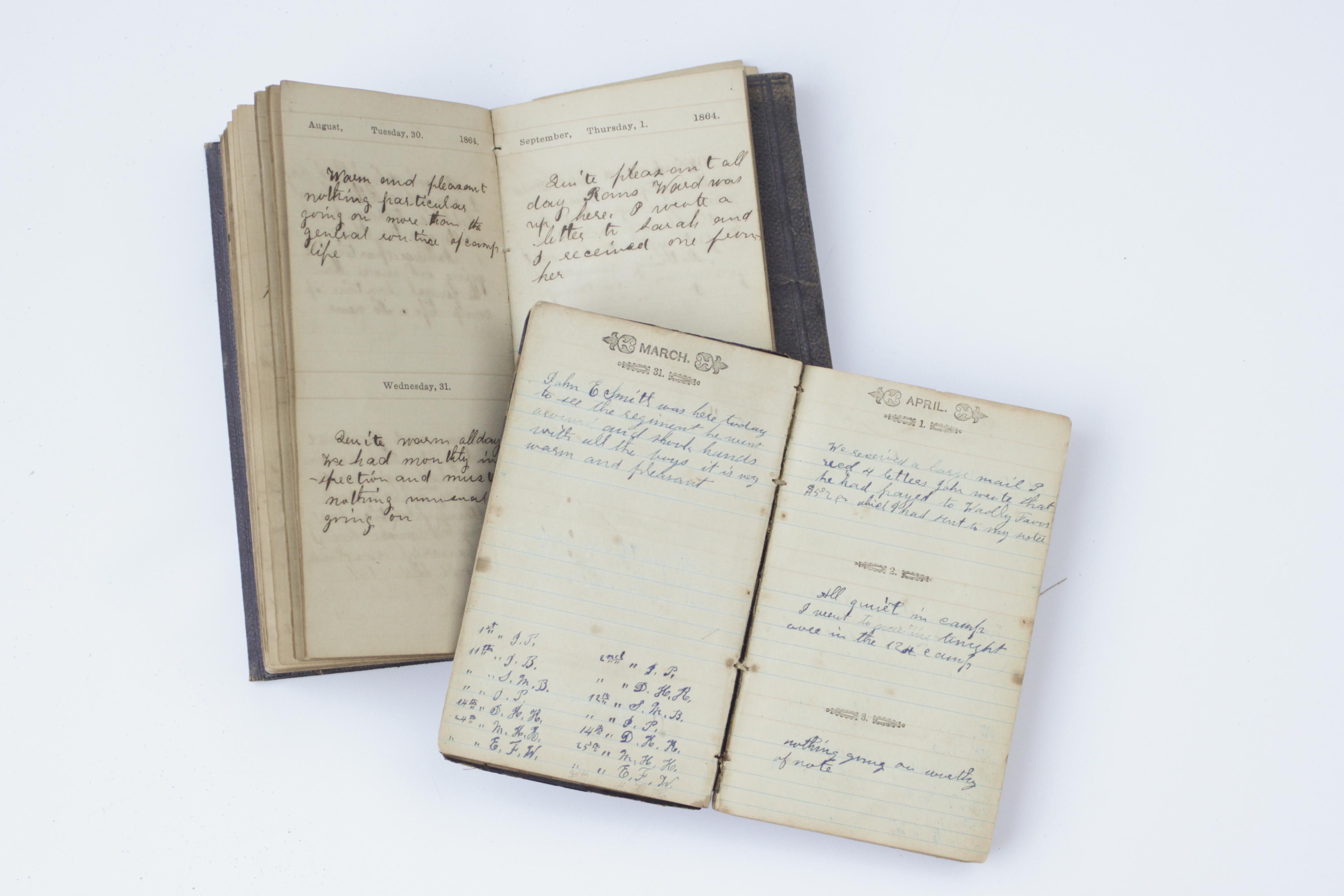 1863-1864 Daily Journal of Civil War Soldier Battle of Vicksburg