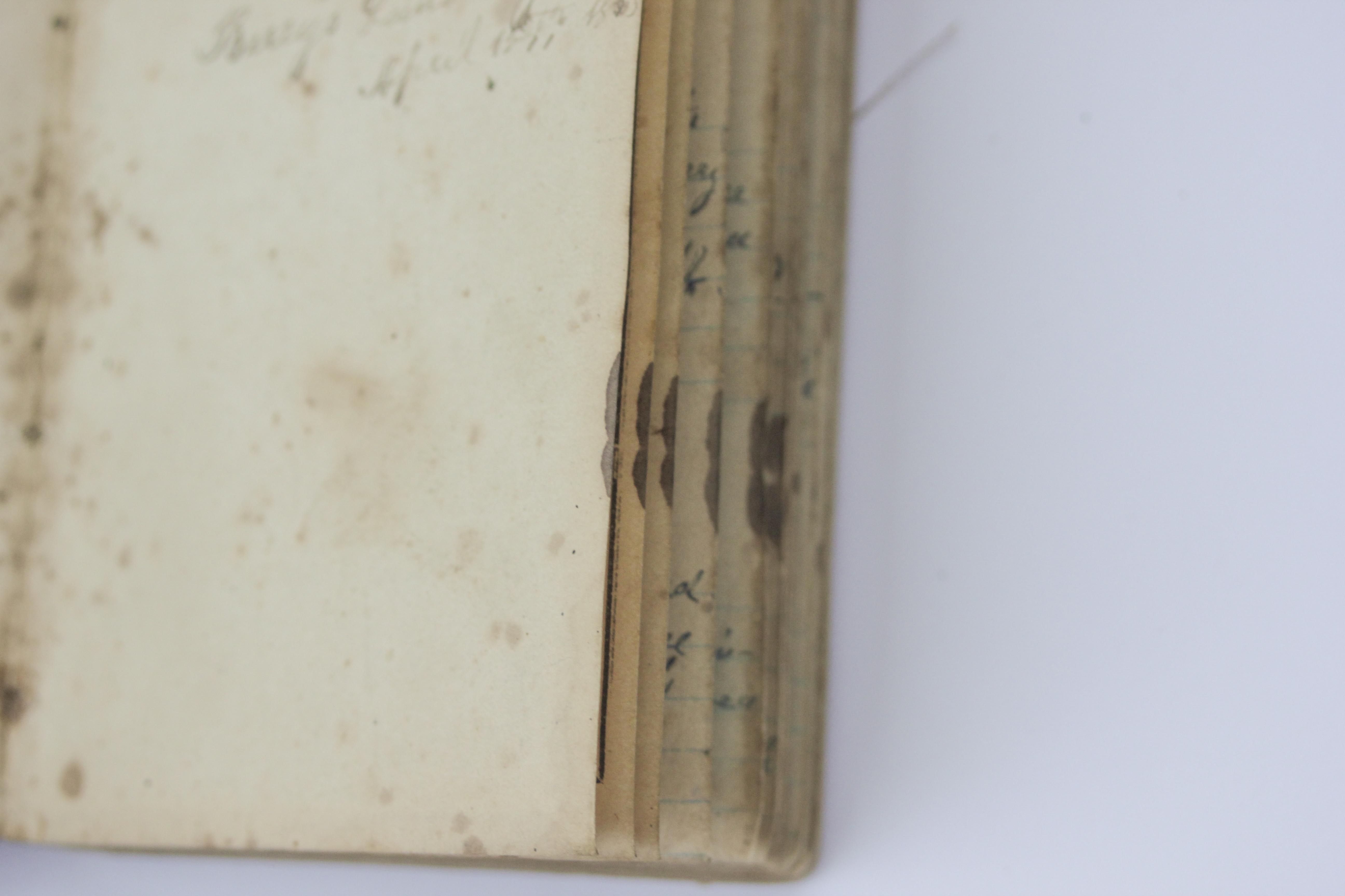 1863-1864 Daily Journal of Civil War Soldier Battle of Vicksburg