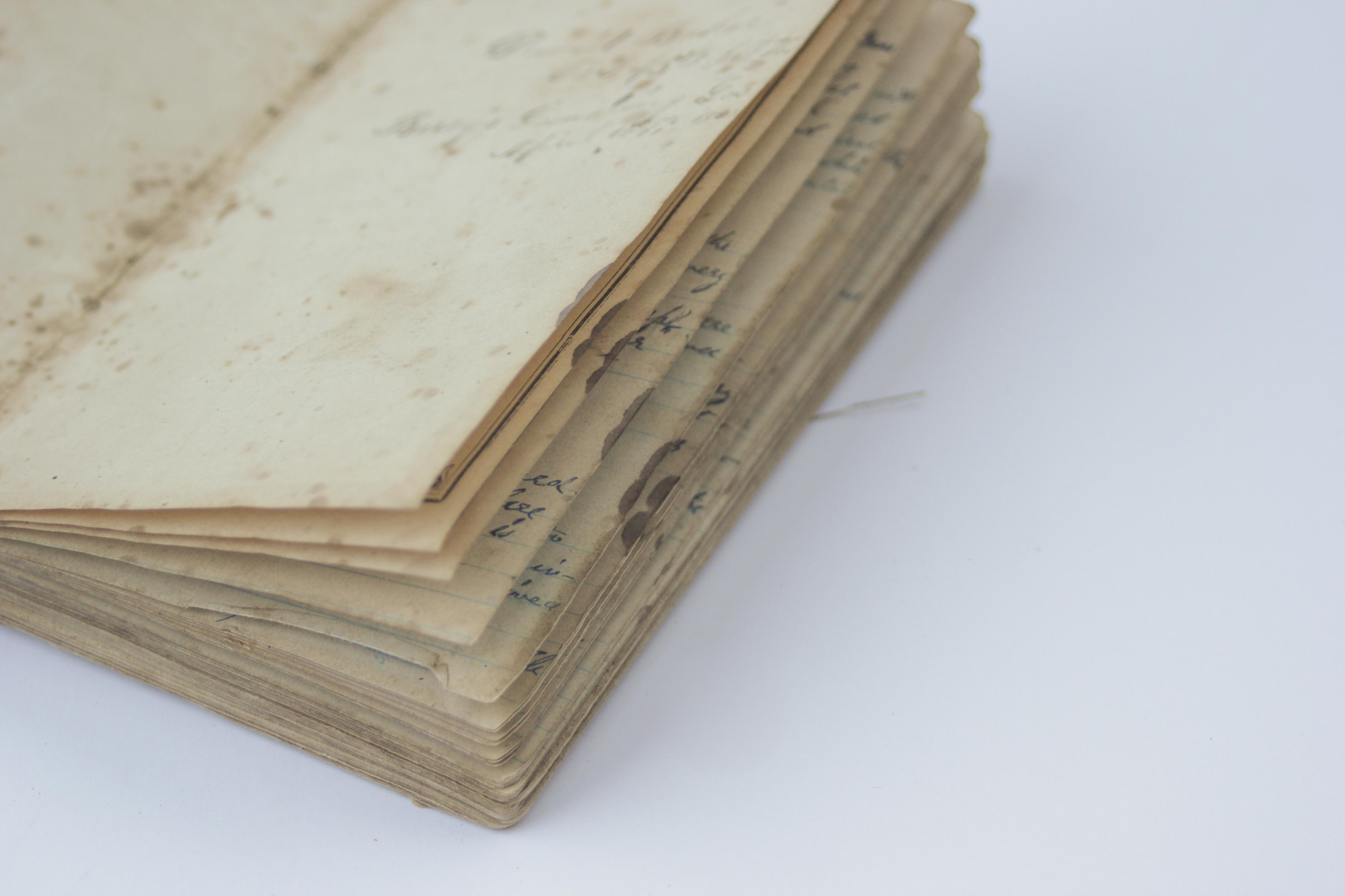 1863-1864 Daily Journal of Civil War Soldier Battle of Vicksburg