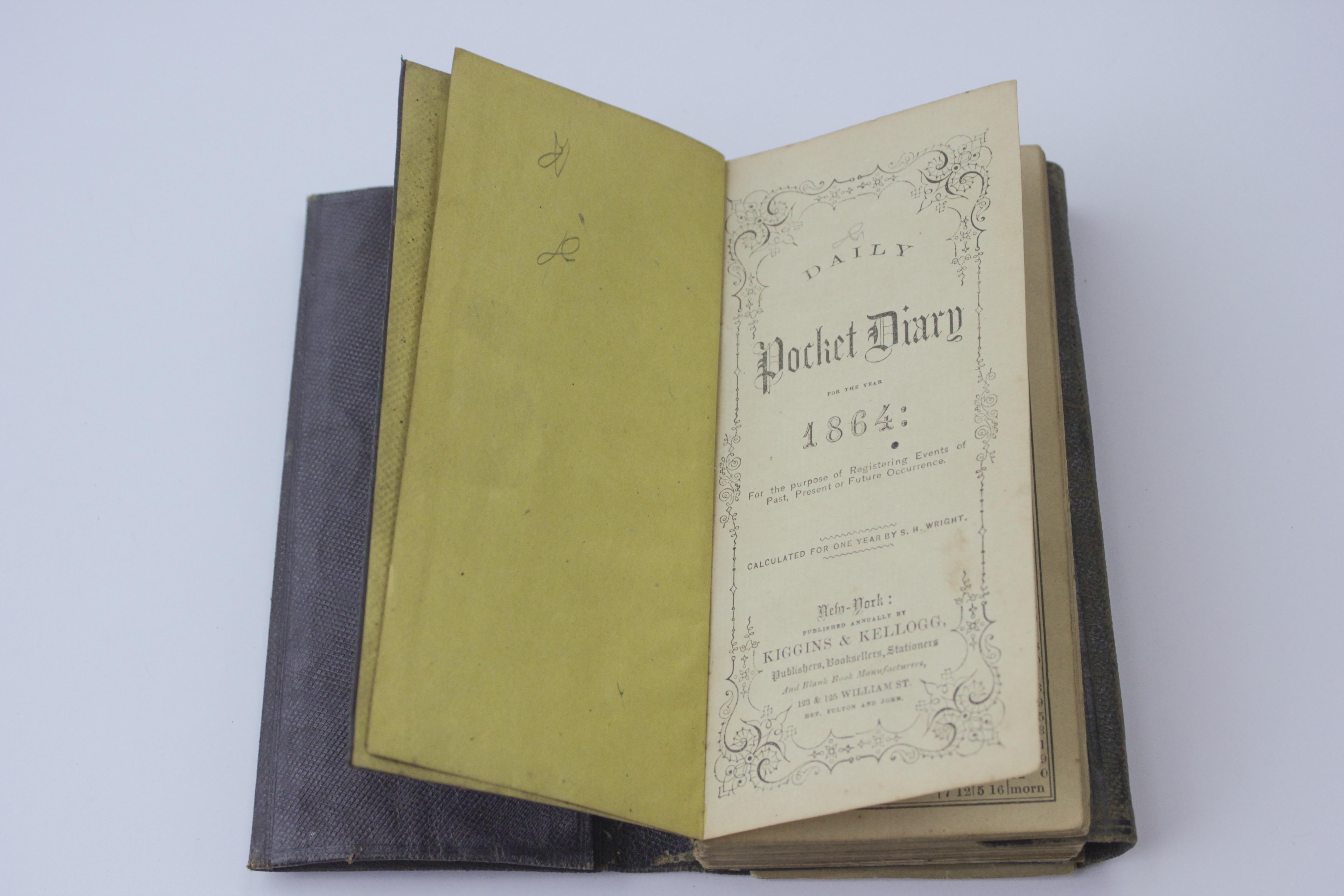 1863-1864 Daily Journal of Civil War Soldier Battle of Vicksburg