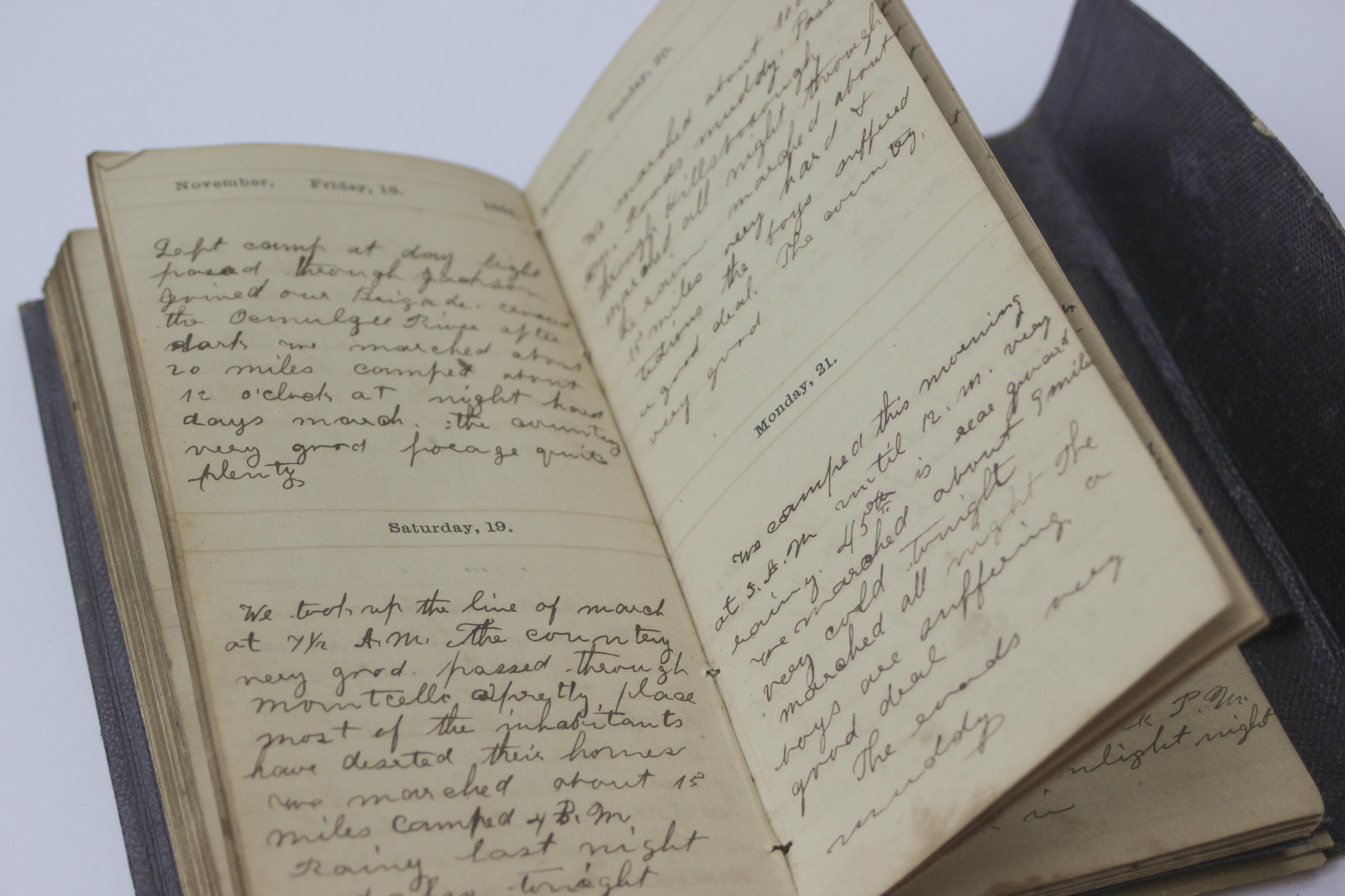 1863-1864 Daily Journal of Civil War Soldier Battle of Vicksburg