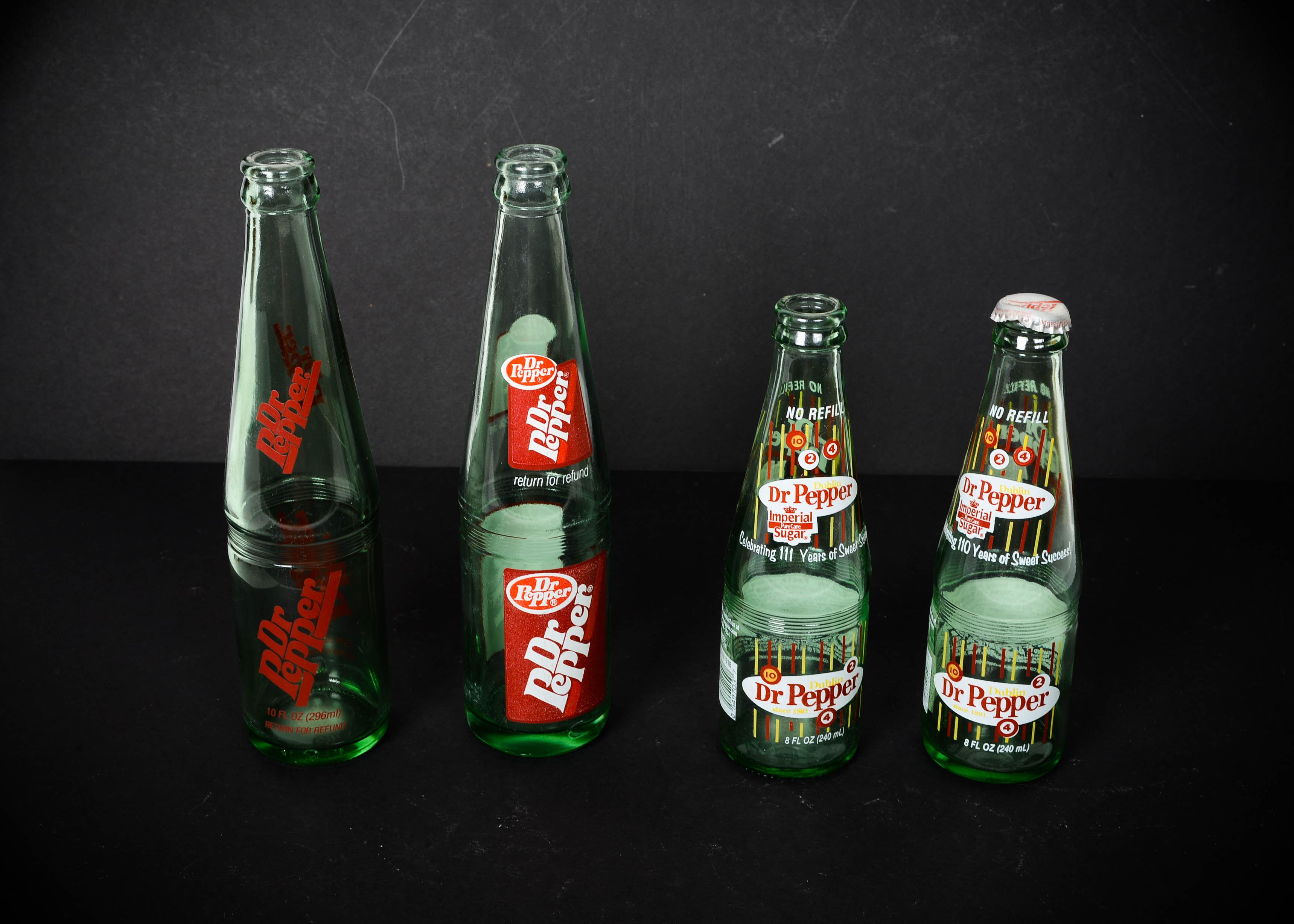 Vintage Dr. Pepper Bottles