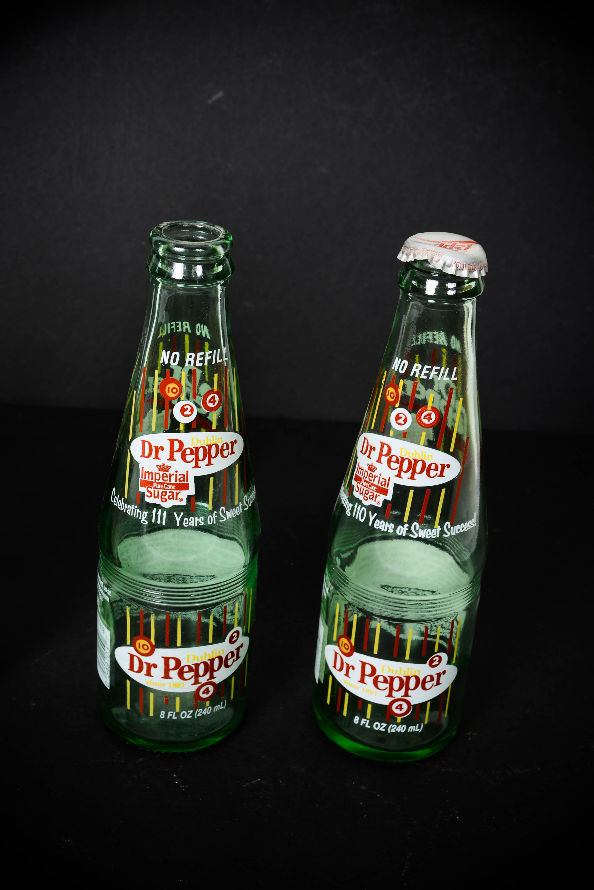 Vintage Dr. Pepper Bottles
