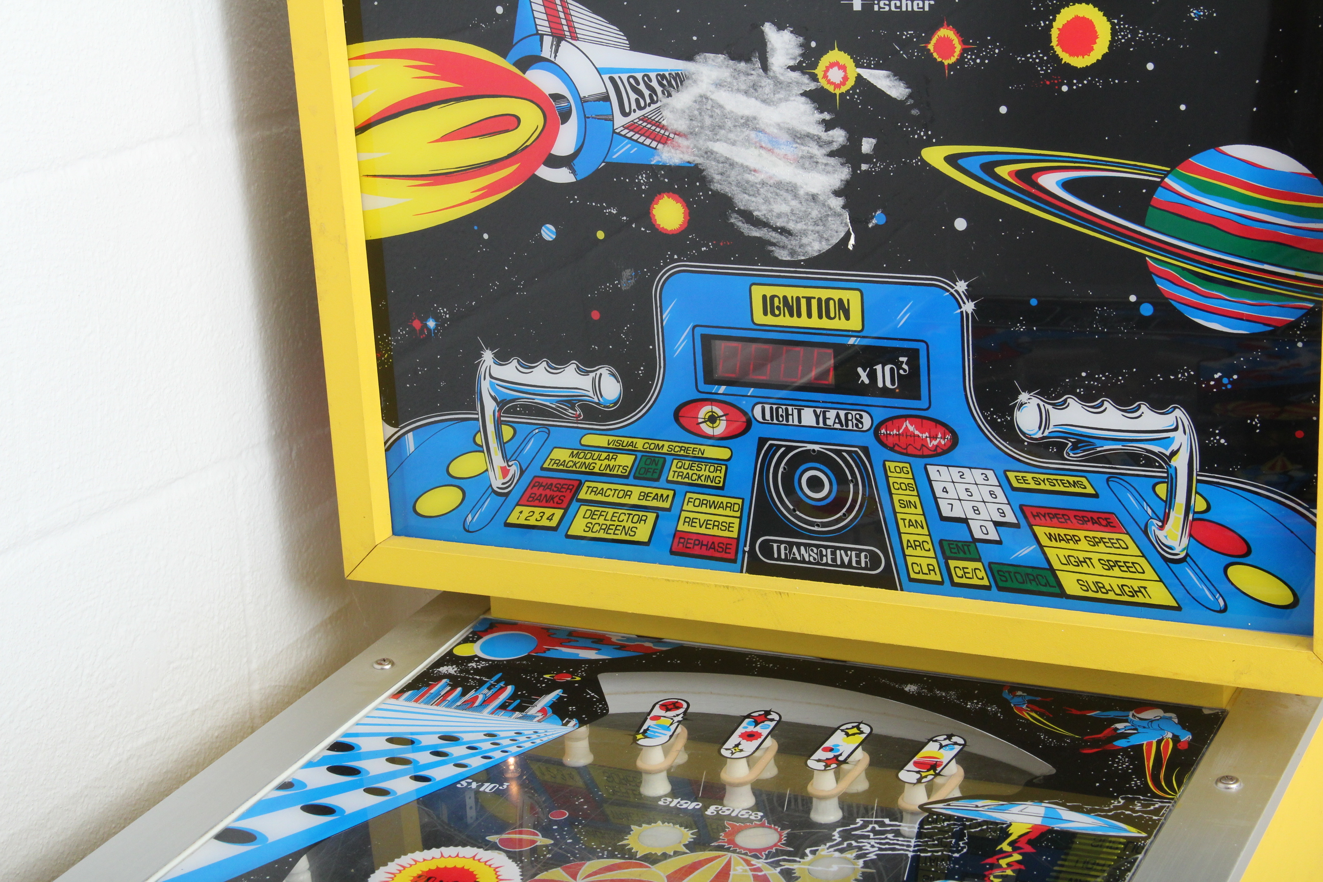 Vintage 1977 Skyhawk Pinball Machine
