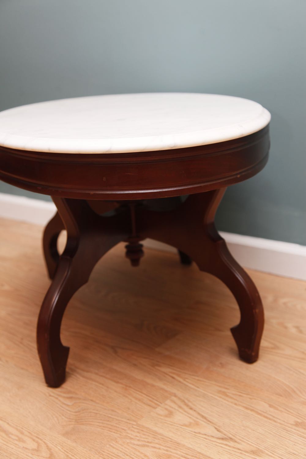 Pelham Shell & Leckie Italian Marble Top Coffee Table