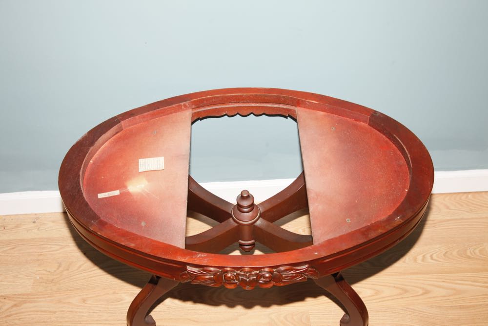 Pelham Shell & Leckie Italian Marble Top Coffee Table