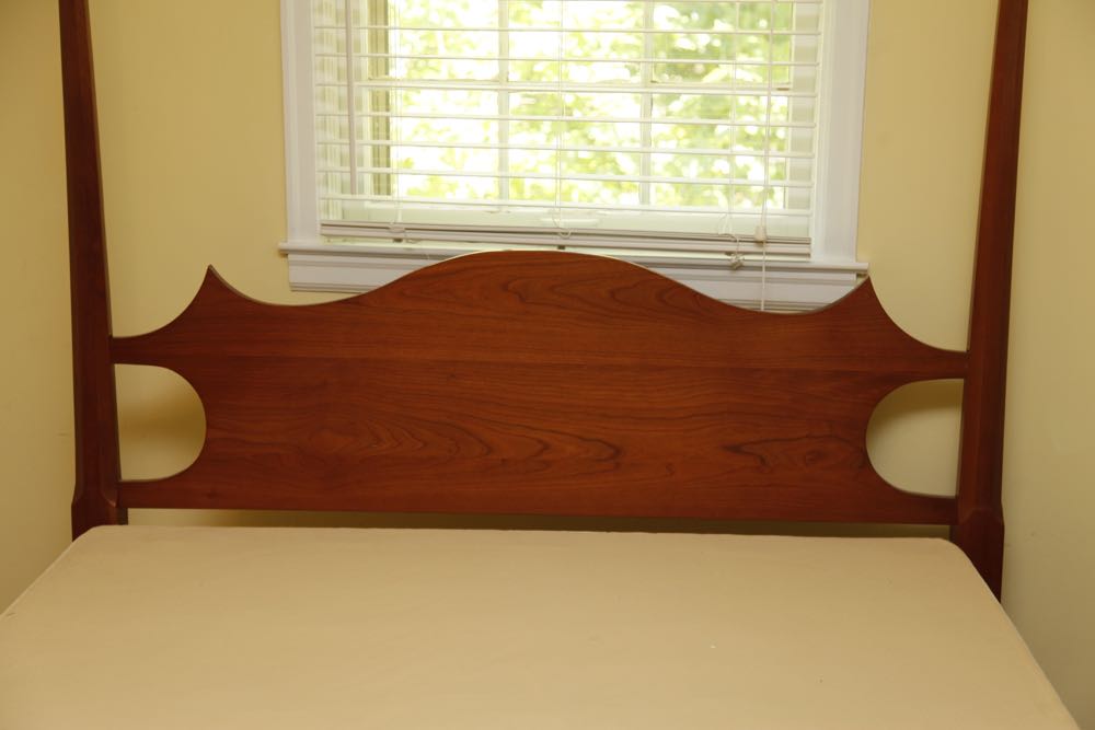 Full Size Cherry Pencil Post Bed