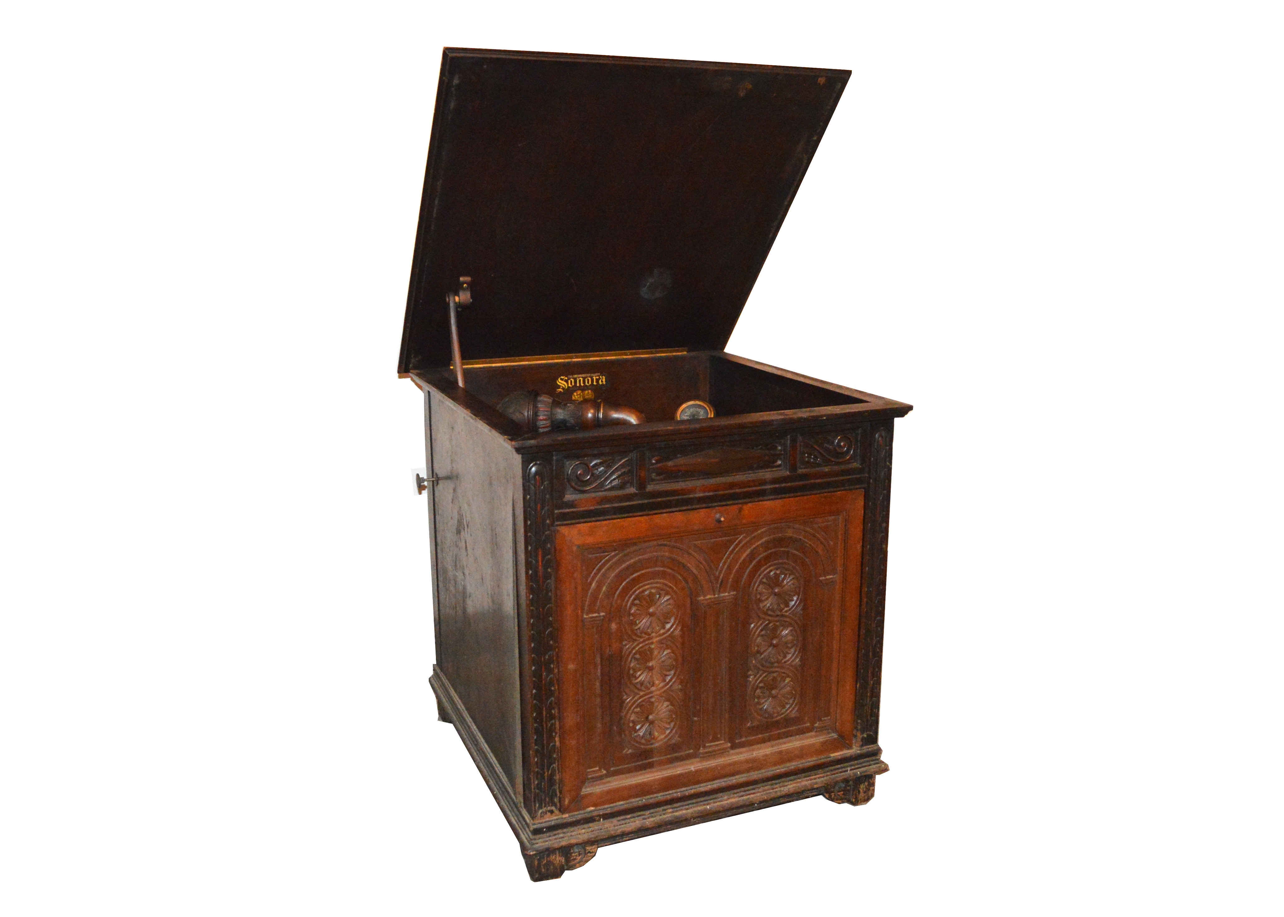 Antique Sonora Hand Crank Phonograph