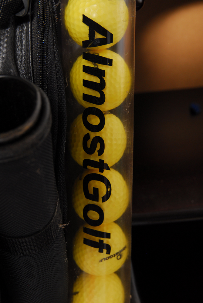 Golf Bag Organizer Rack and Equipment