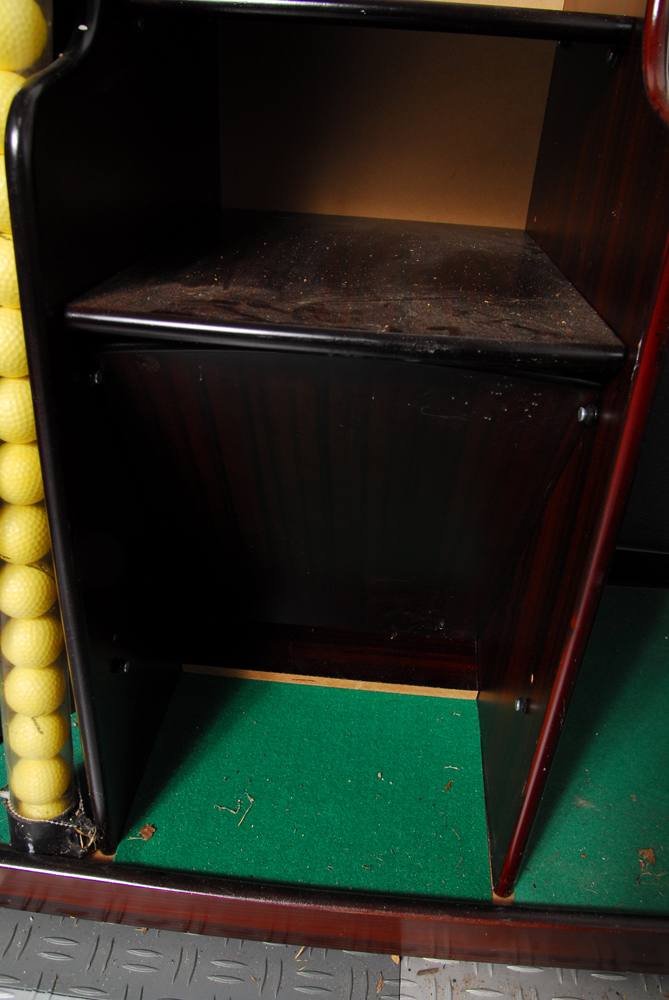 Golf Bag Organizer Rack and Equipment