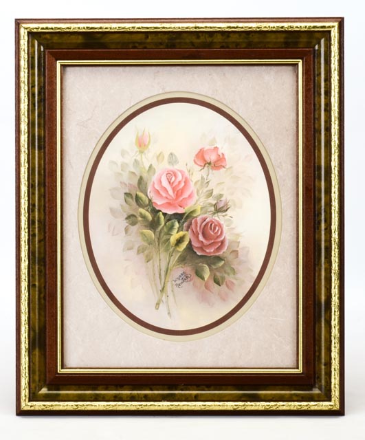 Set of 2 Floral Prints by Wyona Newton