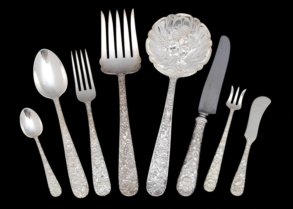 S. Kirk & Son "Repoussé" Sterling Silver Flatware