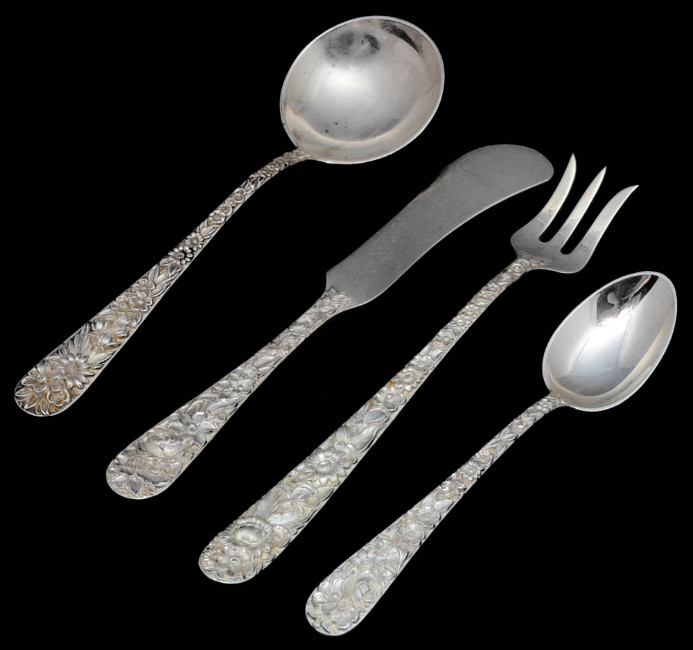 S. Kirk & Son "Repoussé" Sterling Silver Flatware