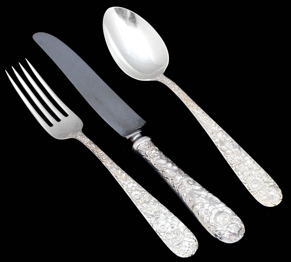 S. Kirk & Son "Repoussé" Sterling Silver Flatware